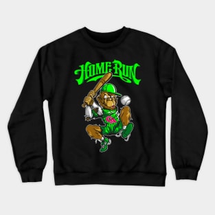 monkey baseball Crewneck Sweatshirt